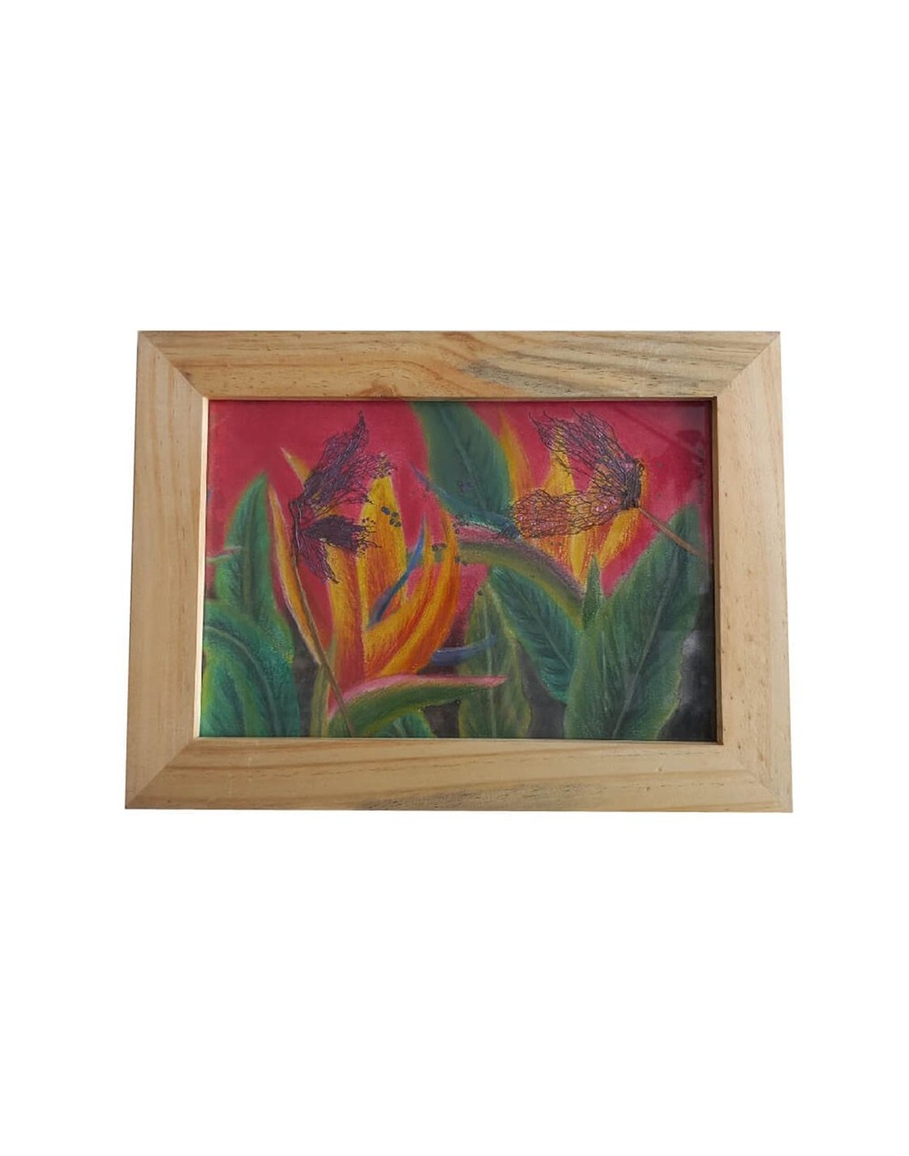 Cuadro decorativo heliconias