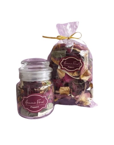 Popurrí de rosas decorativo aromatizante