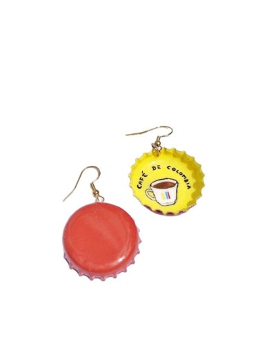 Aretes Café de Colombia