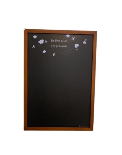 Cuadro magnético decorativo nubes y aviones 48x68cm