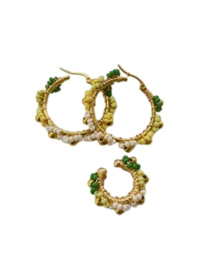 COMBO CANDONGA EARCUFF FLOR