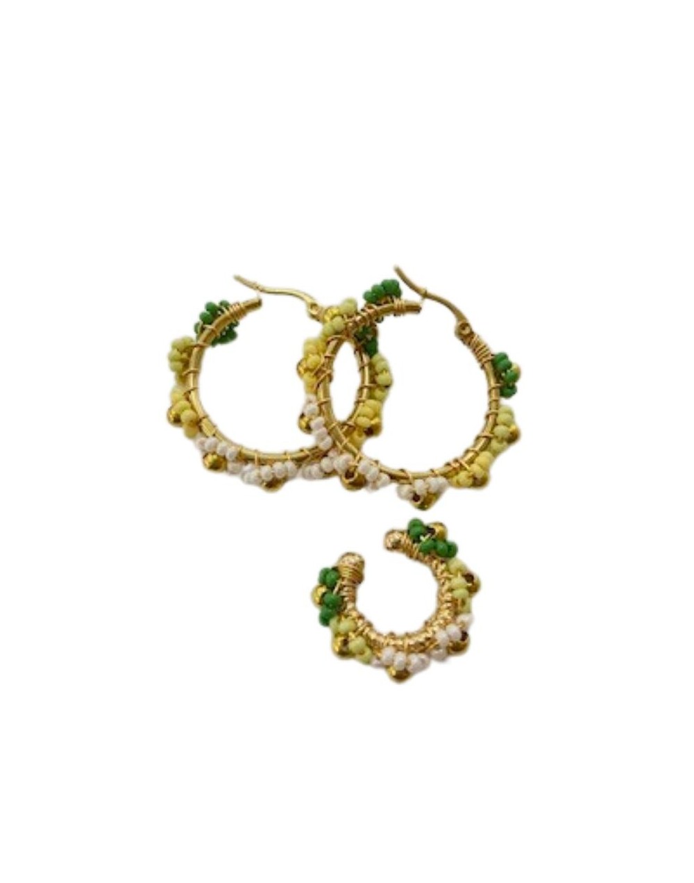 COMBO CANDONGA EARCUFF FLOR