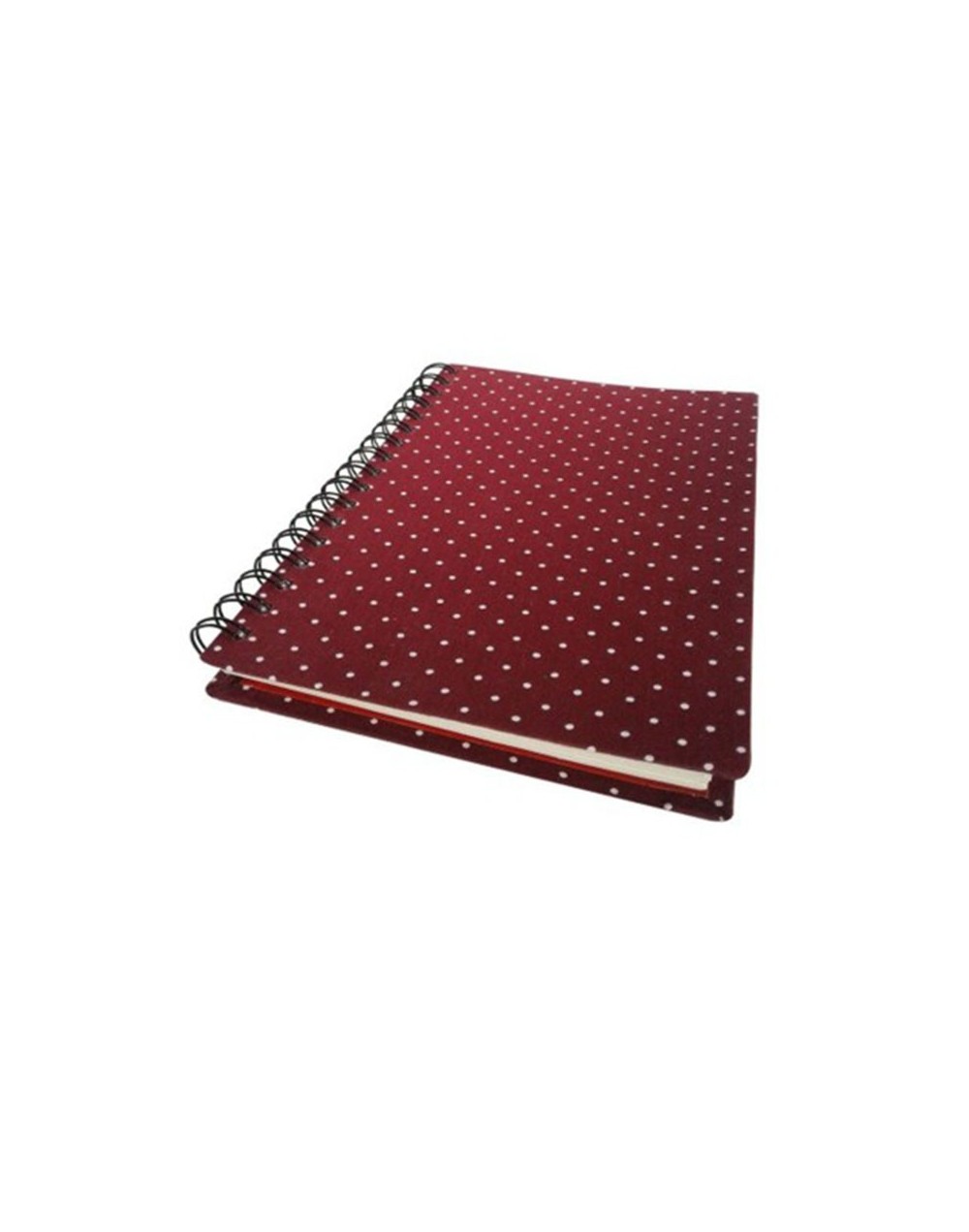 Agenda tapa dura forrada en tela