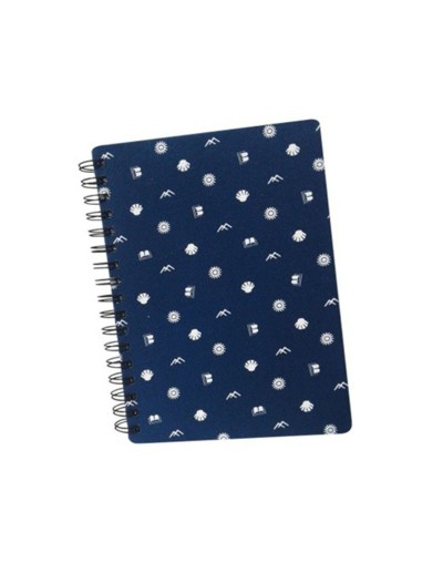 Agenda tapa dura forrada en tela