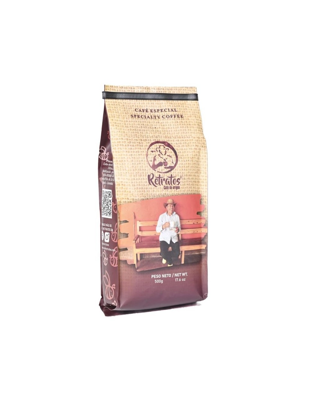 Café tostado en grano x 500gr