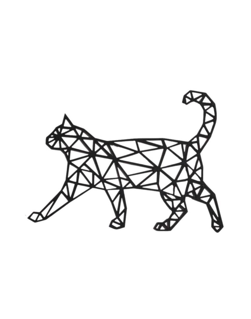 GATO GEOMETRICO CAMINANDO