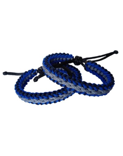 Brazaletes Pulseras Estilo Sport Tres Cuerdas  Terlenka Calibre 15 - Set  8 unidades