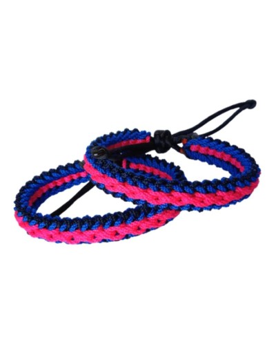 BRAZALETES PULSERAS ESTILO SPORT TRES HILOS CADENA CENTRAL