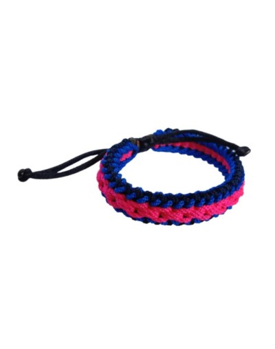 BRAZALETES PULSERAS ESTILO SPORT TRES HILOS CADENA CENTRAL