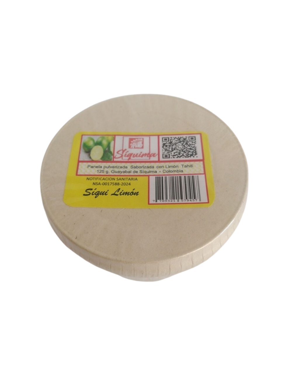 Panela saborizada con limón