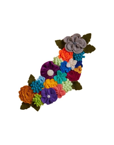 Prendedor Cuello Popurrí Floral