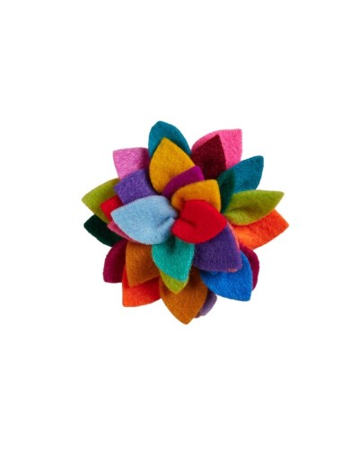 Prendedor Flor Rockera