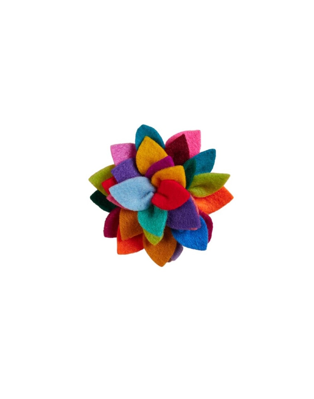 Prendedor Flor Rockera