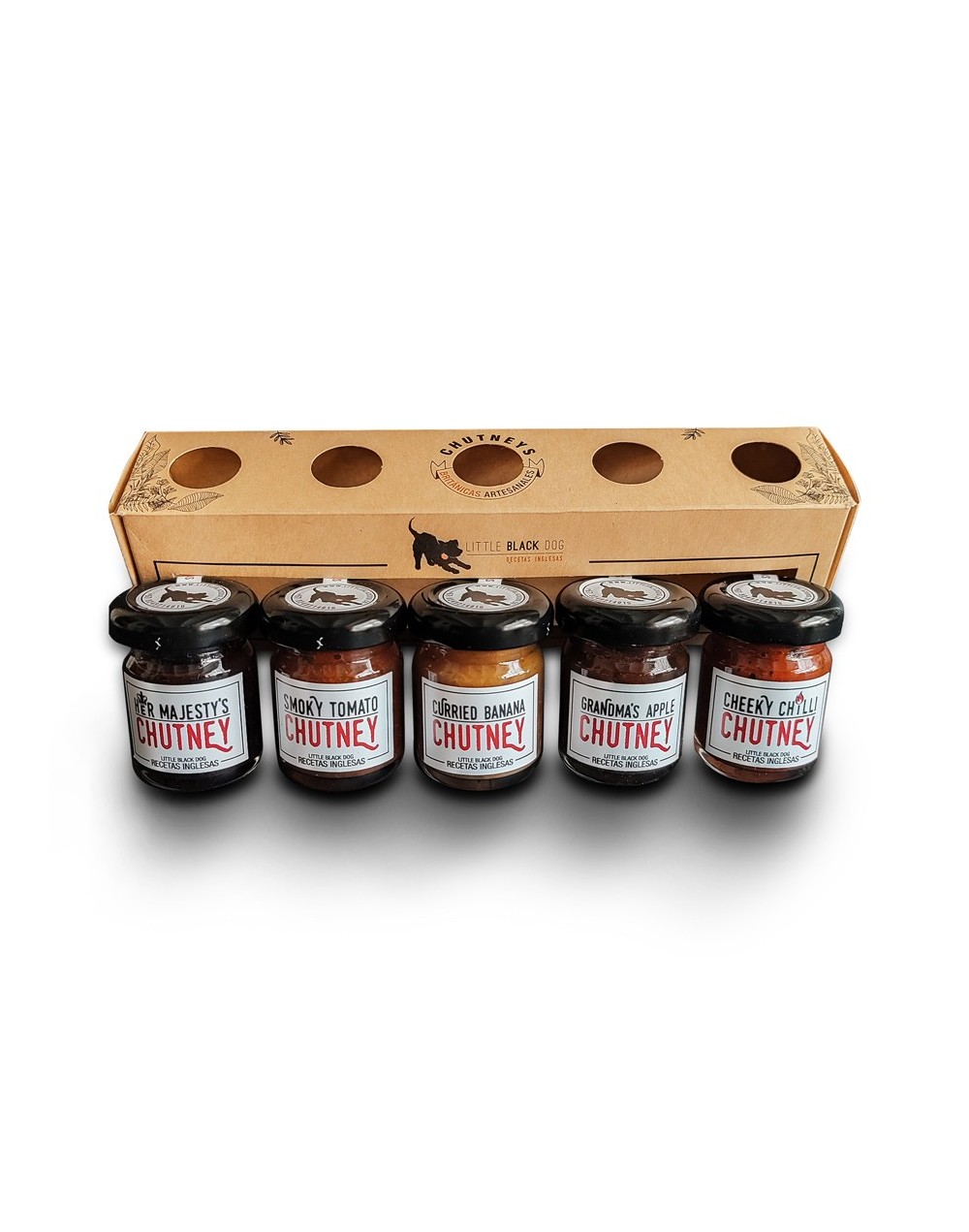 KIT CAJA MÁGICA X 5 CHUTNEYS O CONSERVAS BRITÁNICAS VARIADAS