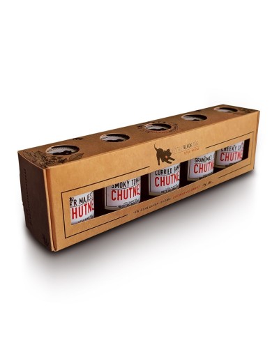 KIT CAJA MÁGICA X 5 CHUTNEYS O CONSERVAS BRITÁNICAS VARIADAS