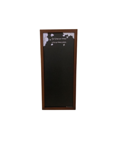 Cuadro magnético decorativo Karmene diseño nubes  30x68 cm.