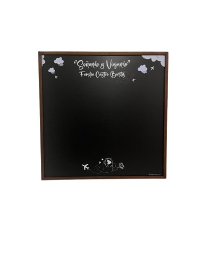 Cuadro magnético decorativo Karmene 80x80 diseño nubes