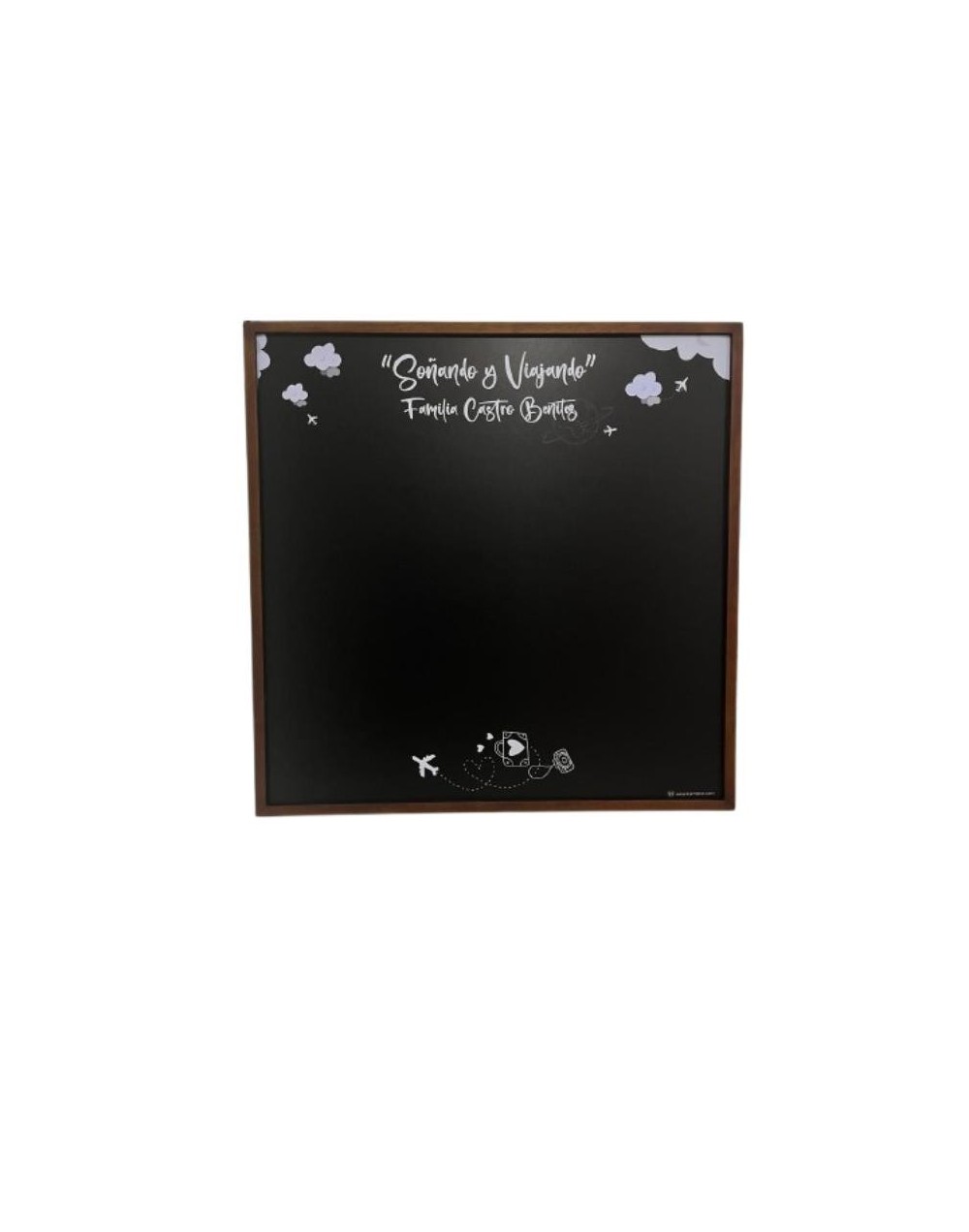 Cuadro magnético decorativo Karmene 80x80 diseño nubes
