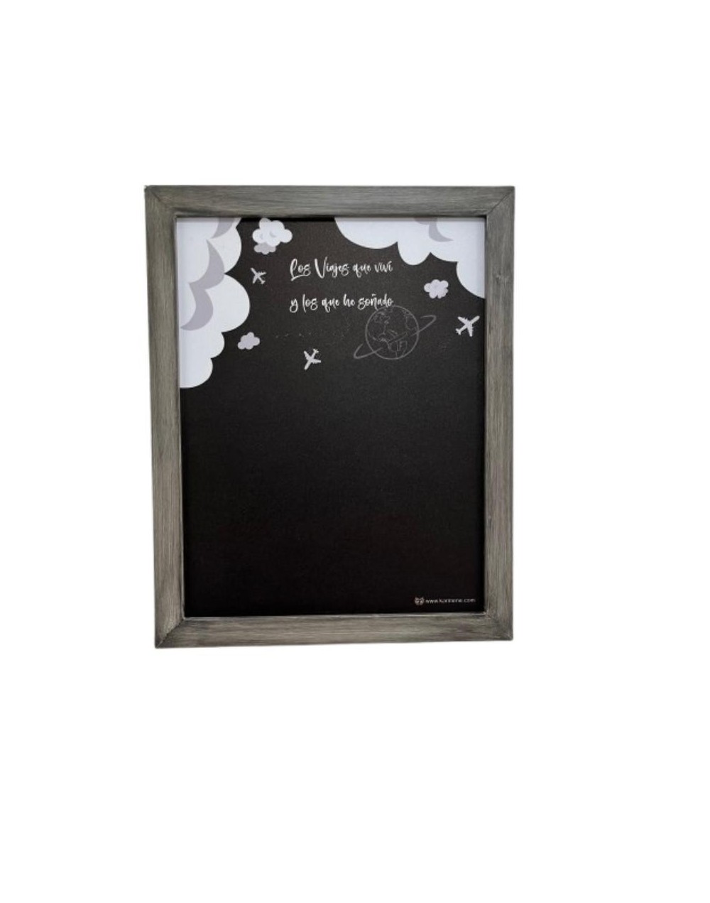 Cuadro magnético decorativo Karmene 30x38 Nubes marco gris