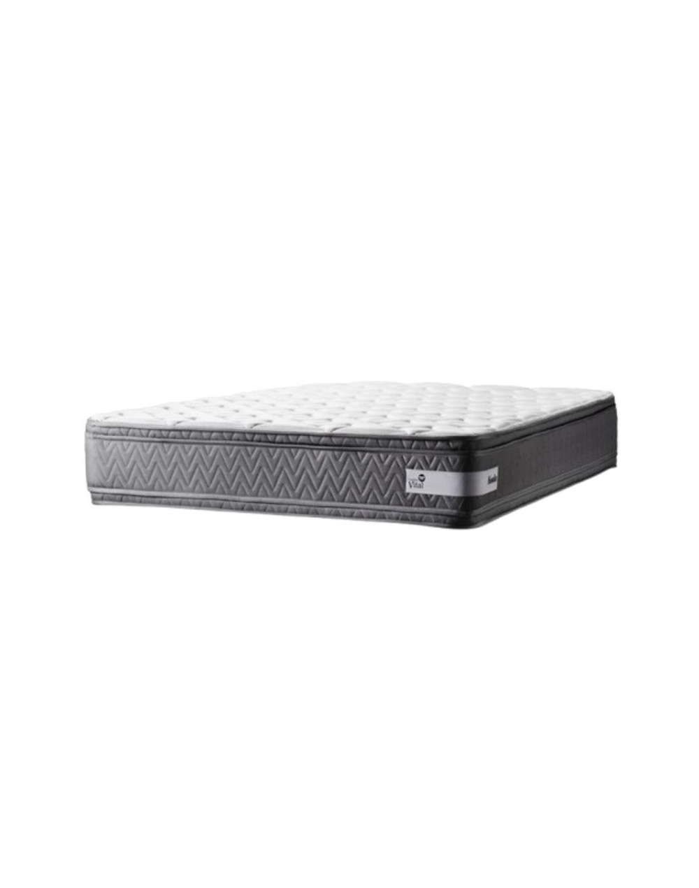 Combo base + cabecero + colchón ortopédico pillow vital doble