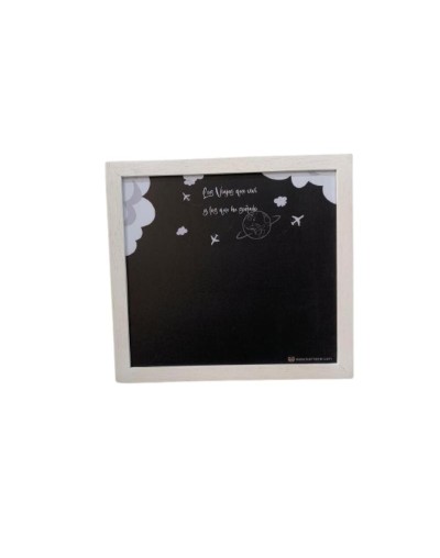 Cuadro magnético decorativo Karmene 30x38 Marco blanco