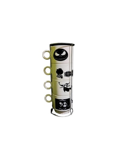 Tazas de Té Tim Burton x4