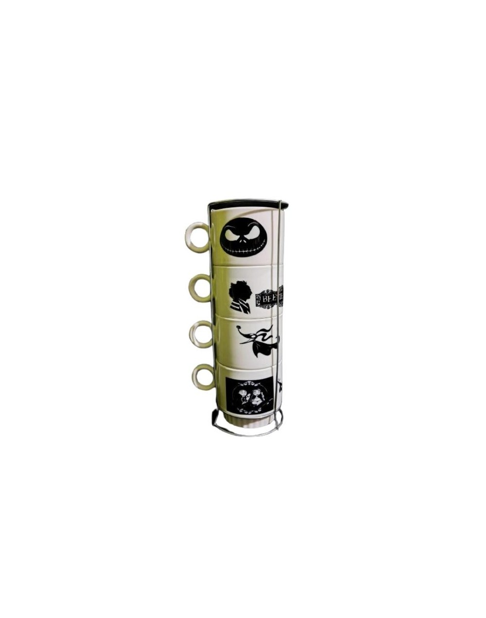 Tazas de Té Tim Burton x4