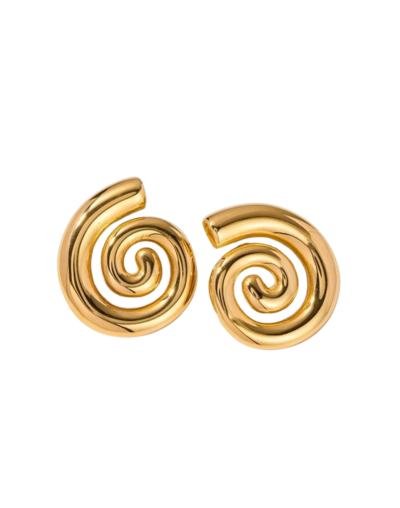 Arete espiral dorado