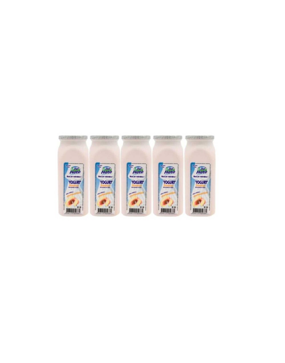 Yogurt Dietético Del Hato x 250g Pack x 5 Sabor Individual
