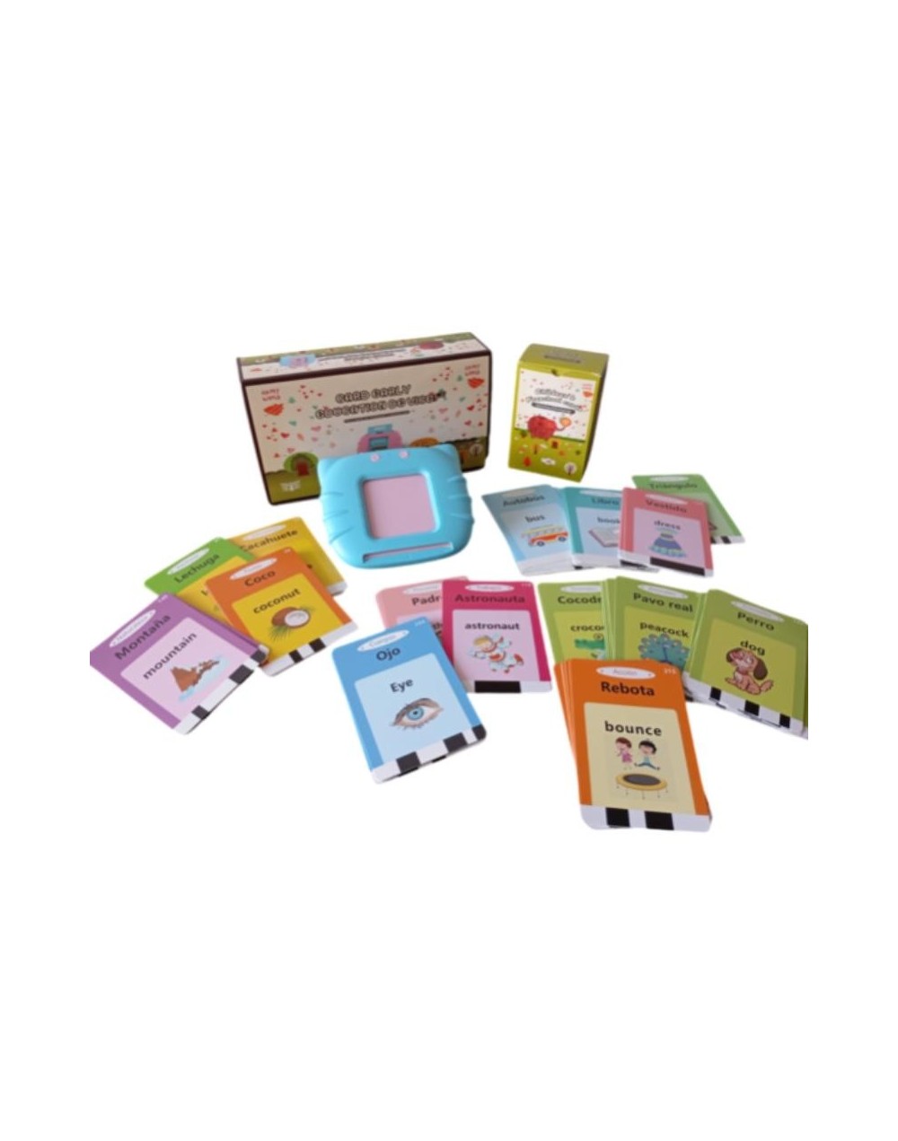 Lector tarjetas bilingües
