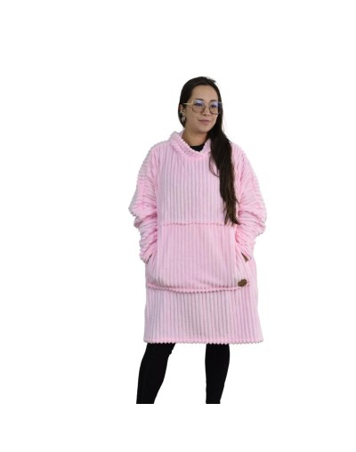 Buzo grande térmico rosado - cozo pal frio