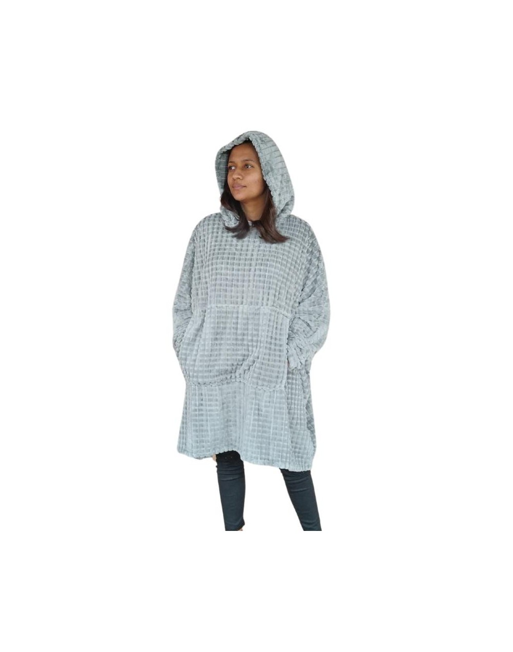 Saco cobija gris