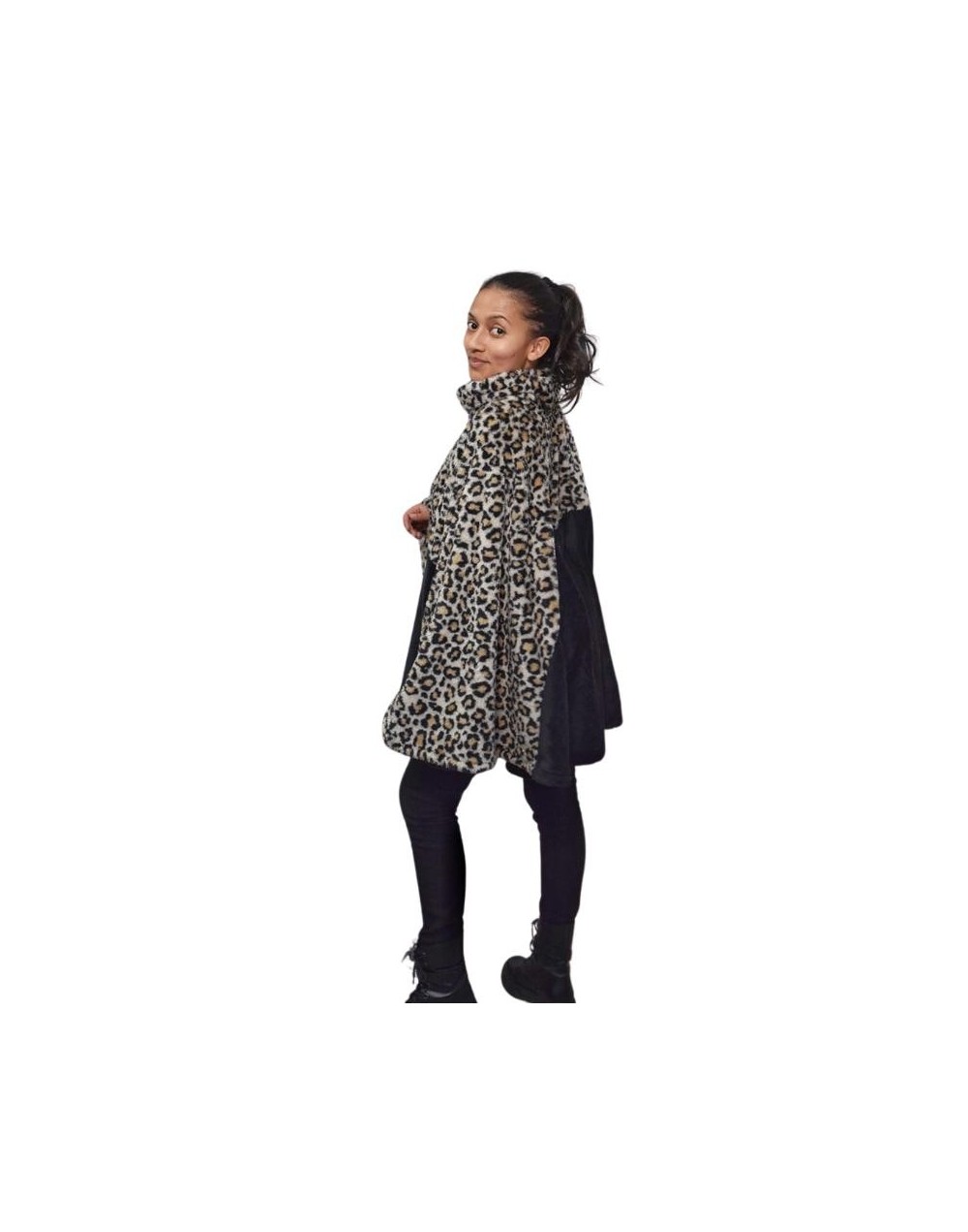 Poncho animal print