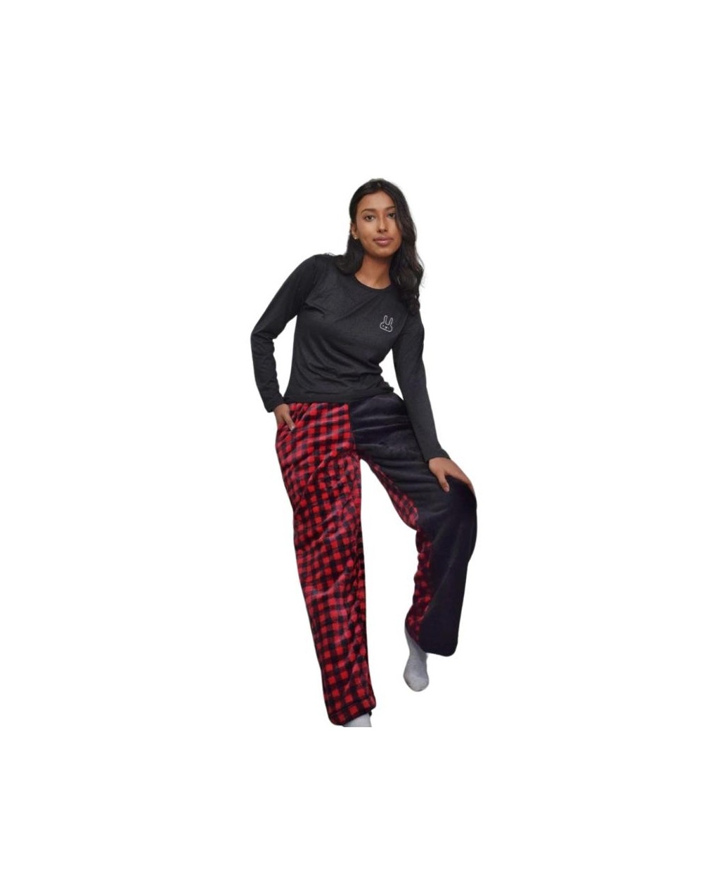 Pijama Cuadros rojos