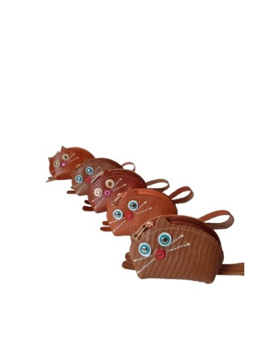 Monedero Animado diseño Gato, Arte y Sostenibilidad 