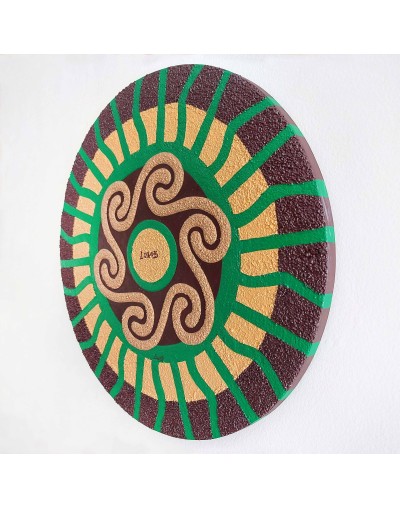 sol mandala, cuadro sol
