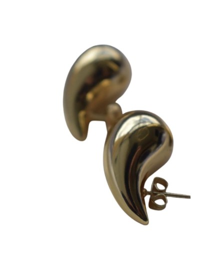 Aretes CHUNKY tipo gota - mediana