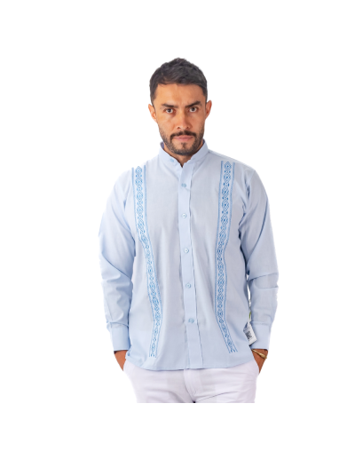 Guayabera azul