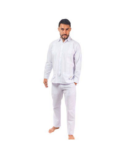 Guayabera blanca