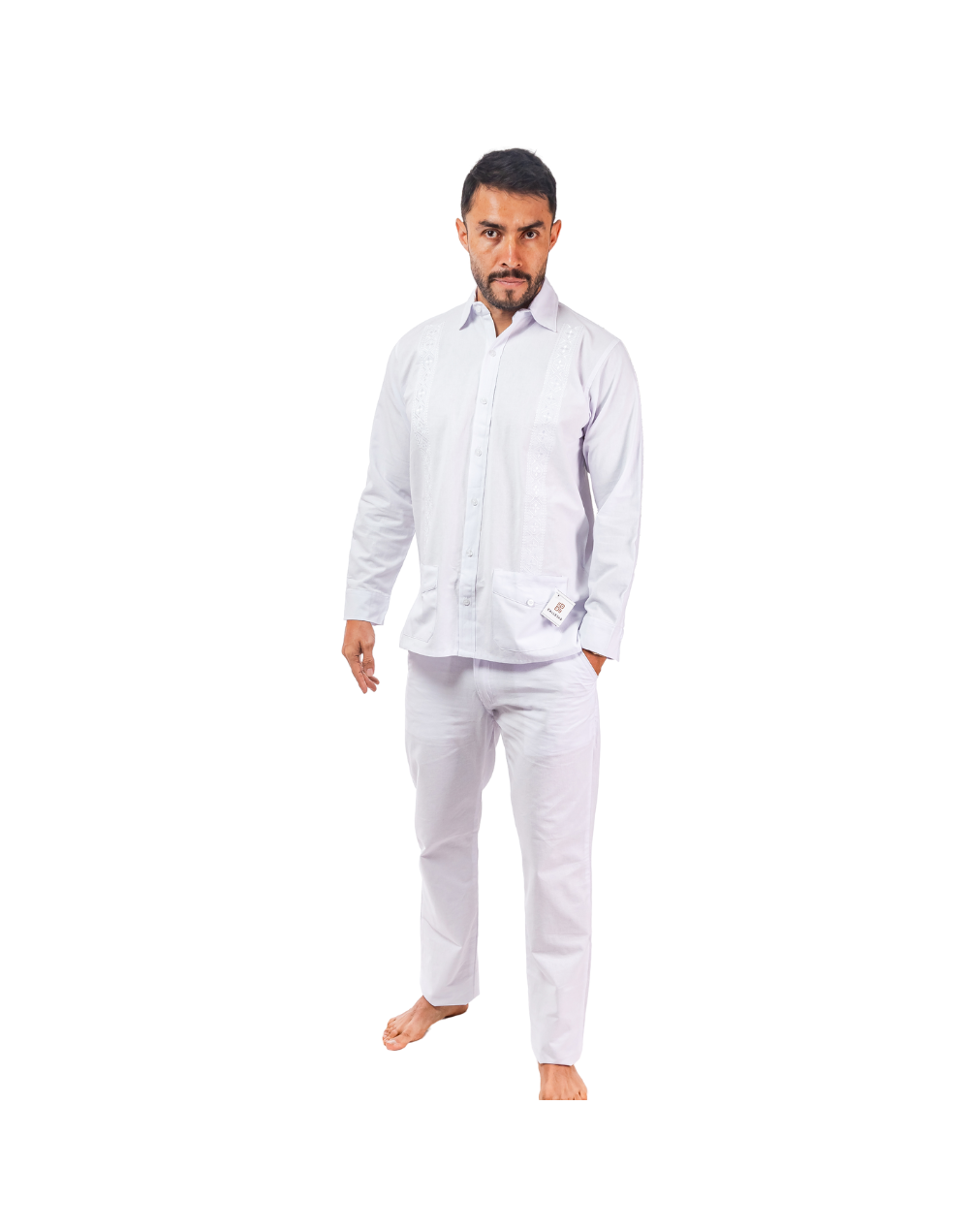 Guayabera blanca