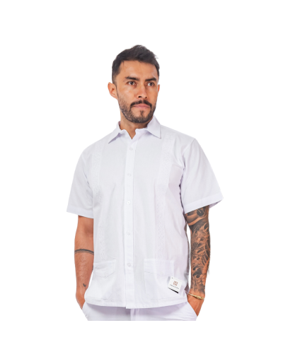 Guayabera blanca