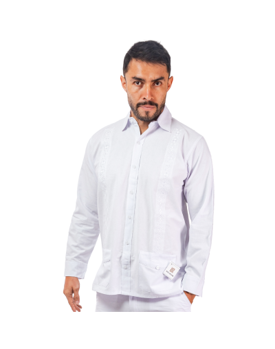 Guayabera blanca