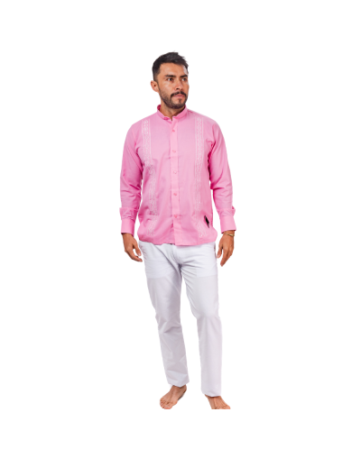 Guayabera rosada