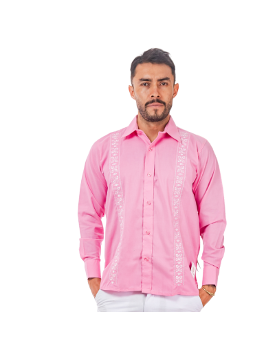 Guayabera rosada