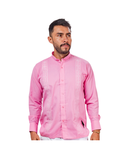 Guayabera rosada