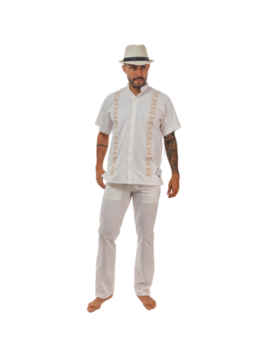 Guayabera beige neru