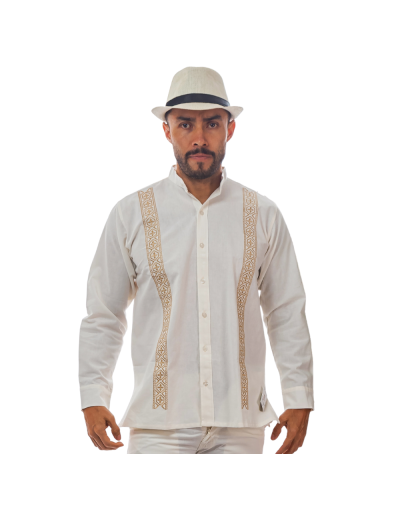 Guayabera beige neru