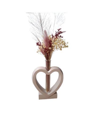Florero corazón