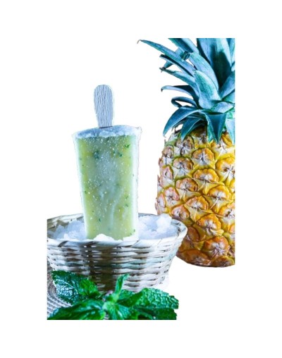Helado Artesanal de Agua Piña Yerbabuena