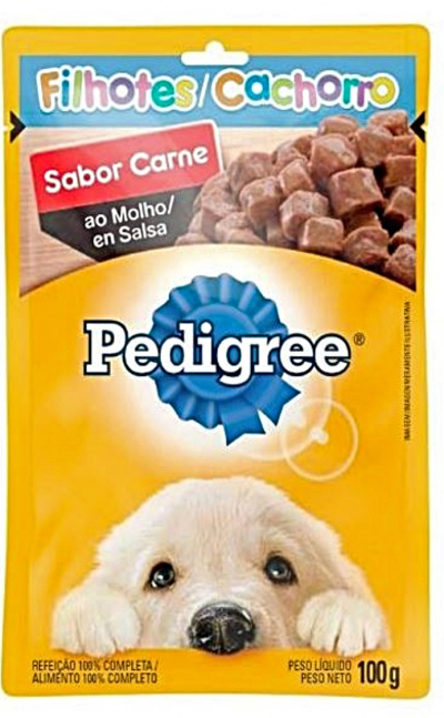Pedigree Cachorro Carne Alimento Húmedo 100g